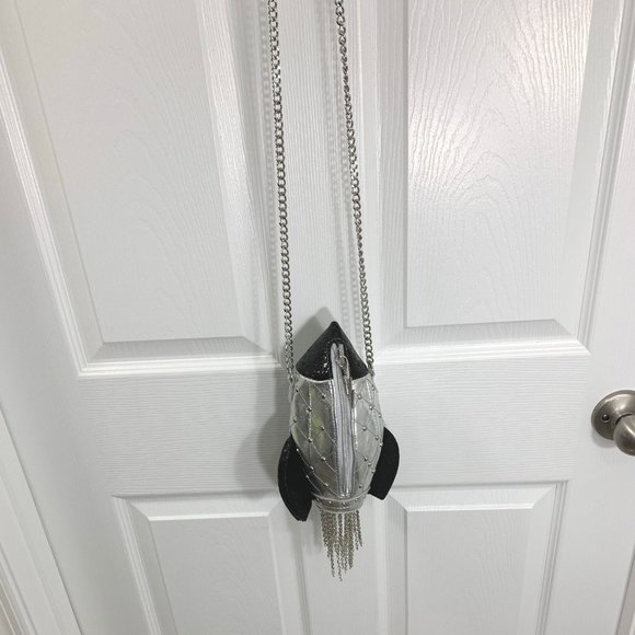 SOLD….BETSEY JOHNSON Kitsch Gimme Some Space Rocket - Picture 3 of 4